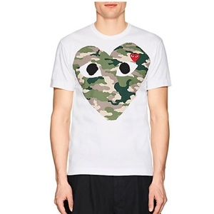 Comme des Garçon camo heart